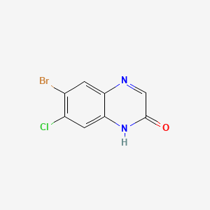 6-Bromo-7-chloroquinoxalin-2(1H)-one