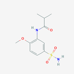 n-(2-Methoxy-5-sulfamoylphenyl)isobutyramide