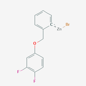 2-[(3',4'-Difluorophenoxy)methyl]phenylZinc bromide