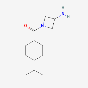 molecular formula C13H24N2O B1490116 (3-氨基氮杂环丁-1-基)(4-异丙基环己基)甲酮 CAS No. 2090593-99-8