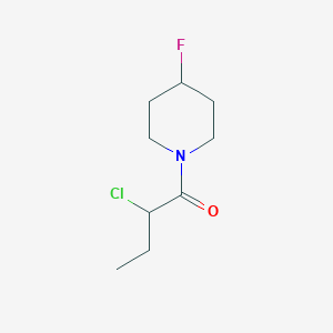 molecular formula C9H15ClFNO B1490118 2-Chloro-1-(4-fluoropiperidin-1-yl)butan-1-one CAS No. 2090418-18-9