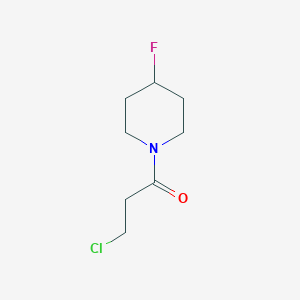 molecular formula C8H13ClFNO B1490119 3-氯-1-(4-氟哌啶-1-基)丙烷-1-酮 CAS No. 2003392-32-1