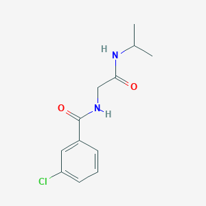 3-Chloro-N-(2-(isopropylamino)-2-oxoethyl)benzamide