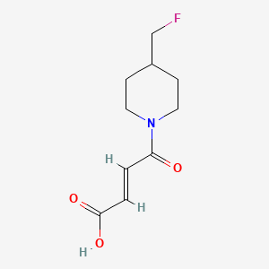 molecular formula C10H14FNO3 B1490121 (E)-4-(4-(氟甲基)哌啶-1-基)-4-氧代丁-2-烯酸 CAS No. 2014397-22-7