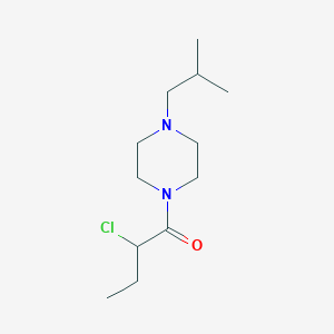 2-Chloro-1-(4-isobutylpiperazin-1-yl)butan-1-one