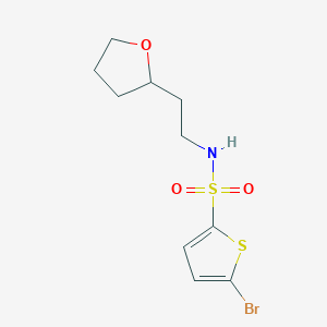 5-Bromo-n-(2-(tetrahydrofuran-2-yl)ethyl)thiophene-2-sulfonamide