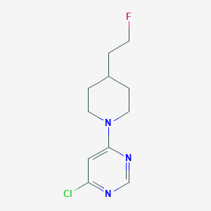 4-Chloro-6-(4-(2-fluoroethyl)piperidin-1-yl)pyrimidine