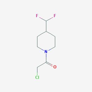 2-Chloro-1-(4-(difluoromethyl)piperidin-1-yl)ethan-1-one