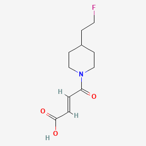 (E)-4-(4-(2-fluoroethyl)piperidin-1-yl)-4-oxobut-2-enoic acid