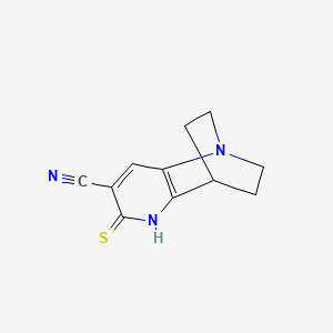 6-thioxo-3,4,5,6-tetrahydro-2H-1,4-ethano-1,5-naphthyridine-7-carbonitrile