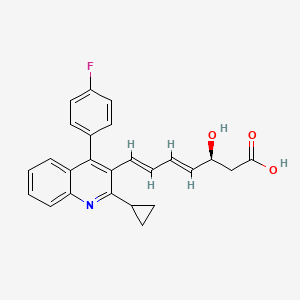 (S,4E,6E)-7-(2-Cyclopropyl-4-(4-fluorophenyl)quinolin-3-yl)-3-hydroxyhepta-4,6-dienoic acid