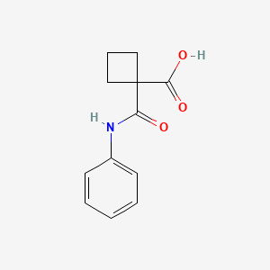 1-(Phenylcarbamoyl)cyclobutane-1-carboxylic acid