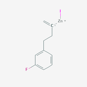 molecular formula C10H10FIZn B14901348 4-(3-Fluorophenyl)-2-butenylzinc iodide 