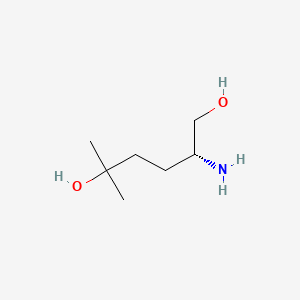 molecular formula C7H17NO2 B14901363 (R)-2-Amino-5-methylhexane-1,5-diol 