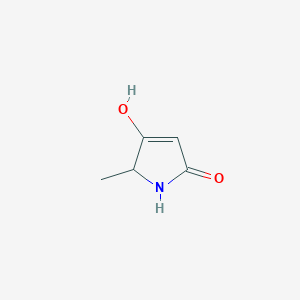 molecular formula C5H7NO2 B14901416 4-Hydroxy-5-methyl-1H-pyrrol-2(5H)-one 