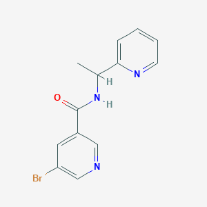 5-Bromo-N-(1-(pyridin-2-yl)ethyl)nicotinamide