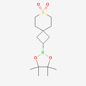 2-(4,4,5,5-Tetramethyl-1,3,2-dioxaborolan-2-yl)-7-thiaspiro[3.5]nonane 7,7-dioxide