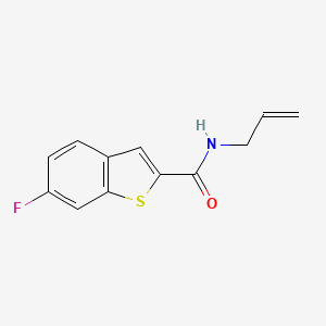 molecular formula C12H10FNOS B14901451 n-Allyl-6-fluorobenzo[b]thiophene-2-carboxamide 