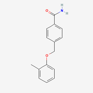 4-((O-tolyloxy)methyl)benzamide