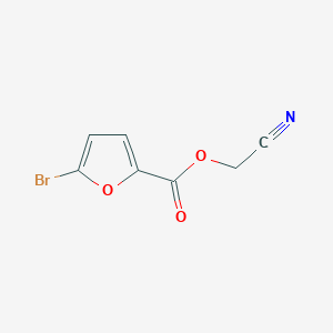 molecular formula C7H4BrNO3 B14901461 Cyanomethyl 5-bromofuran-2-carboxylate 