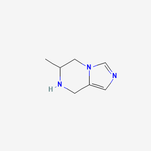 molecular formula C7H11N3 B14901468 6-Methyl-5,6,7,8-tetrahydroimidazo[1,5-a]pyrazine 