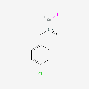 molecular formula C9H8ClIZn B14901475 3-(4-Chlorophenyl)-2-propenylzinc iodide 