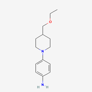 4-(4-(Ethoxymethyl)piperidin-1-yl)aniline