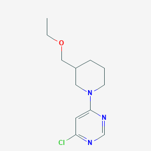 4-Chloro-6-(3-(ethoxymethyl)piperidin-1-yl)pyrimidine