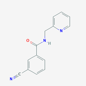 3-cyano-N-(pyridin-2-ylmethyl)benzamide