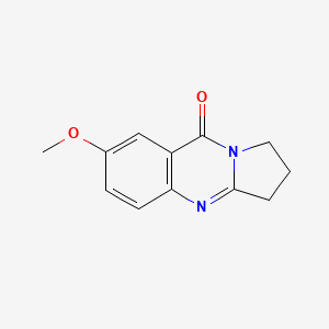 molecular formula C12H12N2O2 B14901582 7-methoxy-2,3-dihydropyrrolo[2,1-b]quinazolin-9(1H)-one 