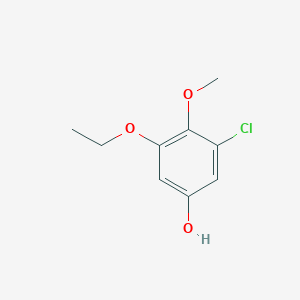 molecular formula C9H11ClO3 B1490160 3-氯-5-乙氧基-4-甲氧基苯酚 CAS No. 1881296-51-0