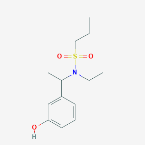 n-Ethyl-N-(1-(3-hydroxyphenyl)ethyl)propane-1-sulfonamide