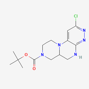 tert-butyl 4-chloro-1,5,6,8,12-pentazatricyclo[8.4.0.02,7]tetradeca-2,4,6-triene-12-carboxylate