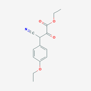 Ethyl 3-cyano-3-(4-ethoxyphenyl)-2-oxopropanoate