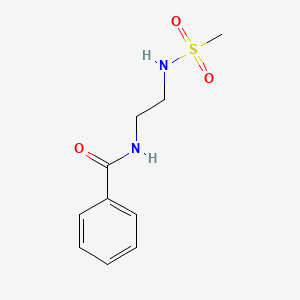 molecular formula C10H14N2O3S B14901639 n-(2-(Methylsulfonamido)ethyl)benzamide 