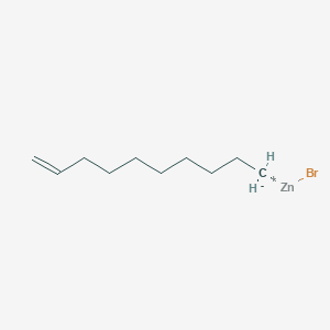 molecular formula C10H19BrZn B14901649 Dec-9-enylzinc bromide 