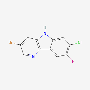 3-Bromo-7-chloro-8-fluoro-5H-pyrido[3,2-b]indole