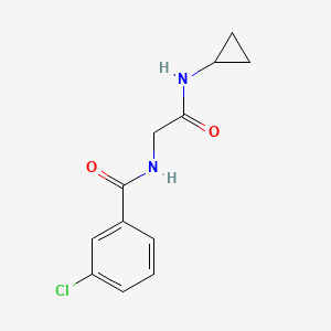 3-Chloro-N-(2-(cyclopropylamino)-2-oxoethyl)benzamide