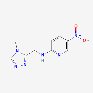 molecular formula C9H10N6O2 B14901700 n-((4-Methyl-4h-1,2,4-triazol-3-yl)methyl)-5-nitropyridin-2-amine 