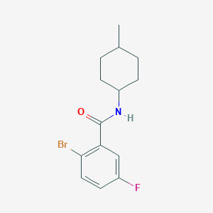 2-bromo-5-fluoro-N-(4-methylcyclohexyl)benzamide