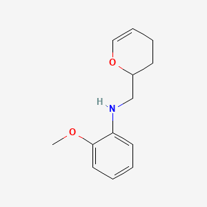 n-((3,4-Dihydro-2h-pyran-2-yl)methyl)-2-methoxyaniline