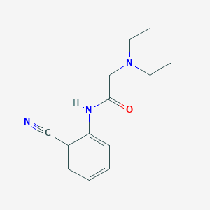 molecular formula C13H17N3O B14901790 N-(2-cyanophenyl)-2-(diethylamino)acetamide 