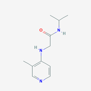 molecular formula C11H17N3O B14901814 n-Isopropyl-2-((3-methylpyridin-4-yl)amino)acetamide 