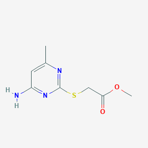 Methyl 2-((4-amino-6-methylpyrimidin-2-yl)thio)acetate