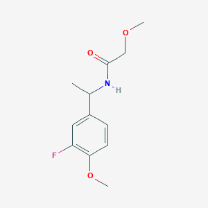 n-(1-(3-Fluoro-4-methoxyphenyl)ethyl)-2-methoxyacetamide