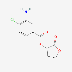 2-Oxotetrahydrofuran-3-yl 3-amino-4-chlorobenzoate