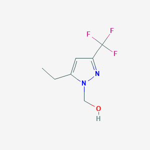 (5-ethyl-3-(trifluoromethyl)-1H-pyrazol-1-yl)methanol