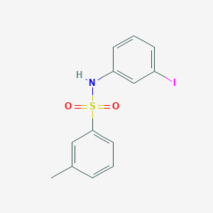 molecular formula C13H12INO2S B14901876 N-(3-iodophenyl)-3-methylbenzenesulfonamide 