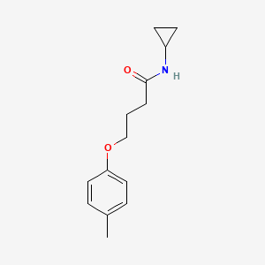 molecular formula C14H19NO2 B14901881 n-Cyclopropyl-4-(p-tolyloxy)butanamide 