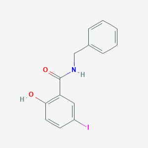 molecular formula C14H12INO2 B14901882 N-benzyl-2-hydroxy-5-iodobenzamide 